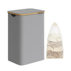 Panier a linge gain de place gris