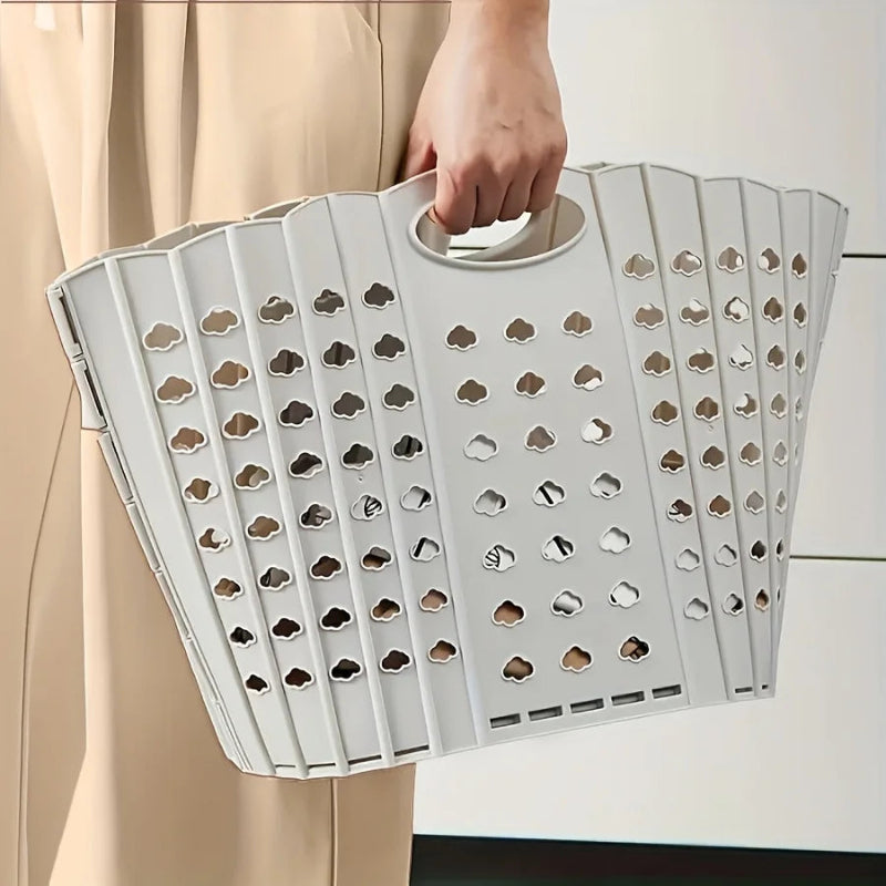 panier à linge en plastique plier 