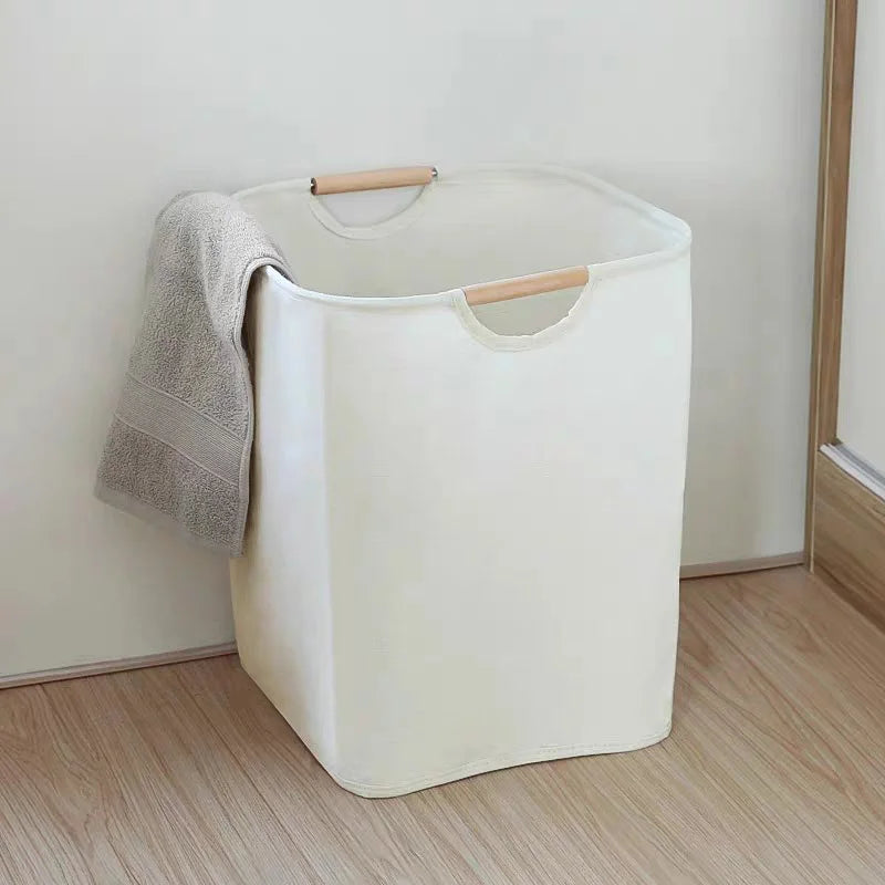 Panier à linge sale beige