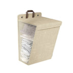 Panier à linge suspendu de couleur beige