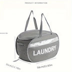 Panier à linge pliable avec couvercle
