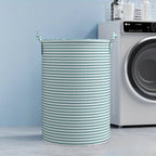 Panier à linge rond grand vert