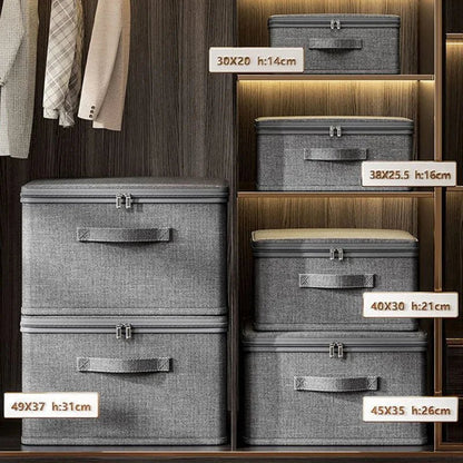 tailles panier à linge dans meuble avec fermeture