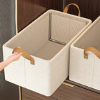 panier à linge dans meubles en tissu intérieure