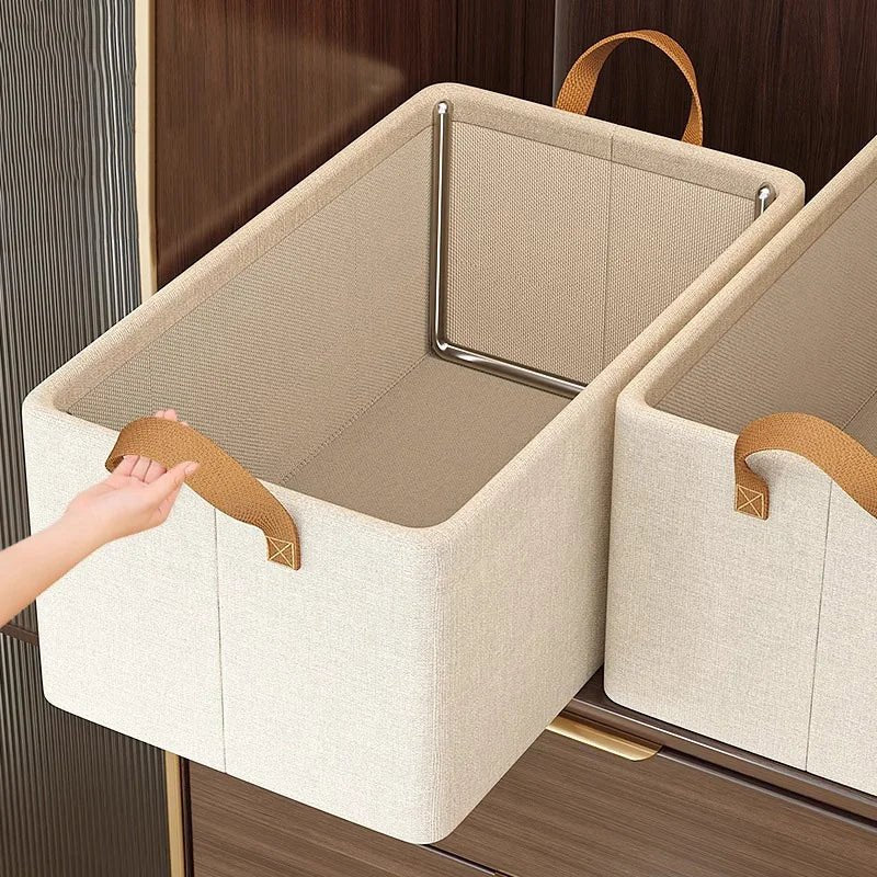 panier à linge dans meubles en tissu intérieure