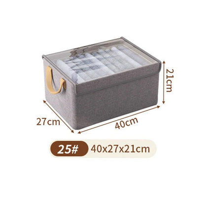 moyen-panier à linge gris dans meuble