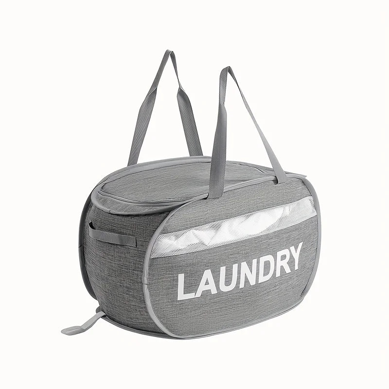 panier à linge pliable grande capacité out gris