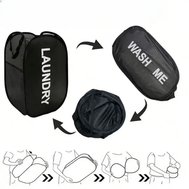 panier à linge sale portable explication comment le plier