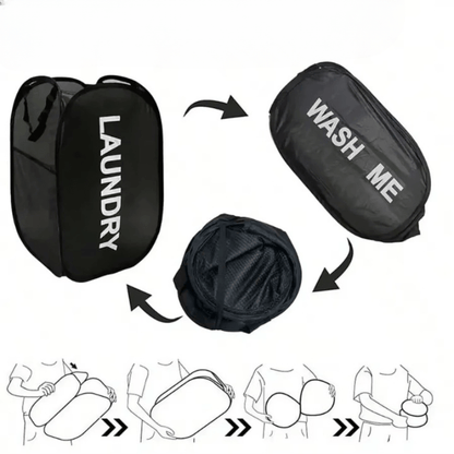 panier à linge sale portable explication comment le plier