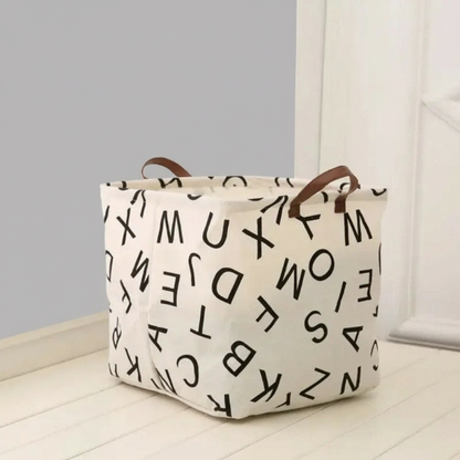 Panier à linge bébé à motifs