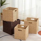 Petits panier à linge en rotin