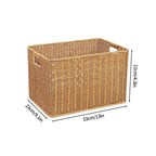 Moyen Panier à linge en rotin clair