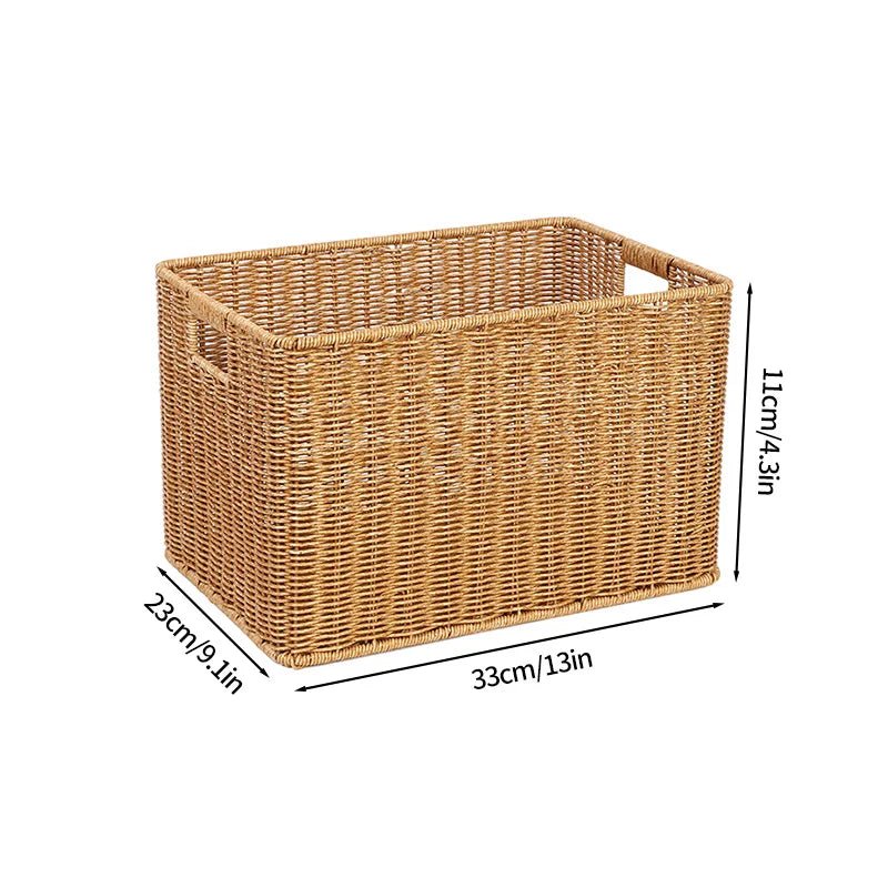 Moyen Panier à linge en rotin clair