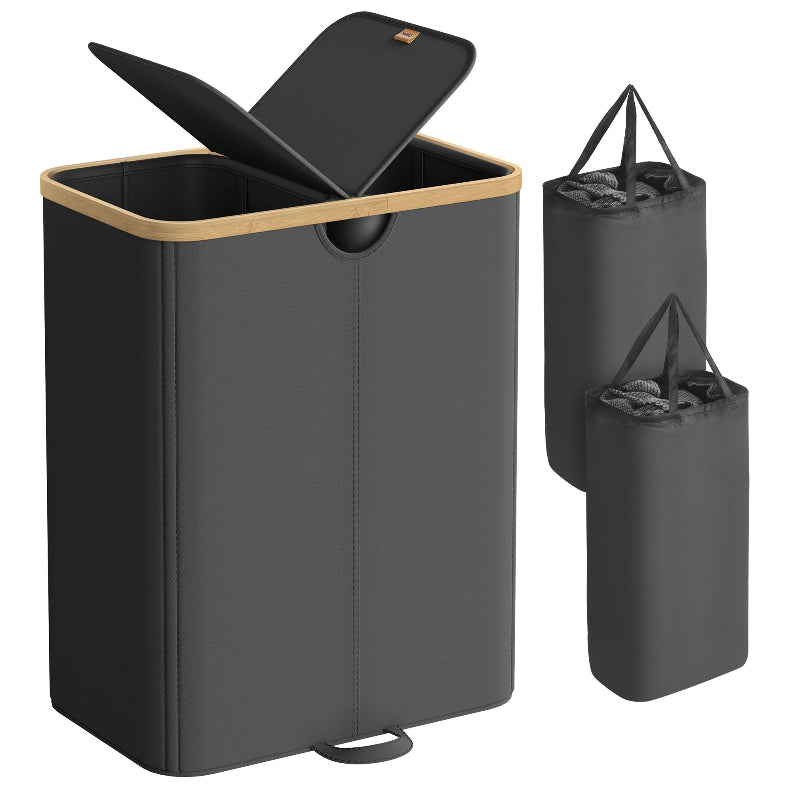 sacs du panier à linge double 150L