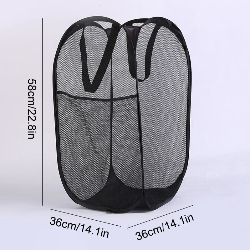 taille panier à linge sale noir